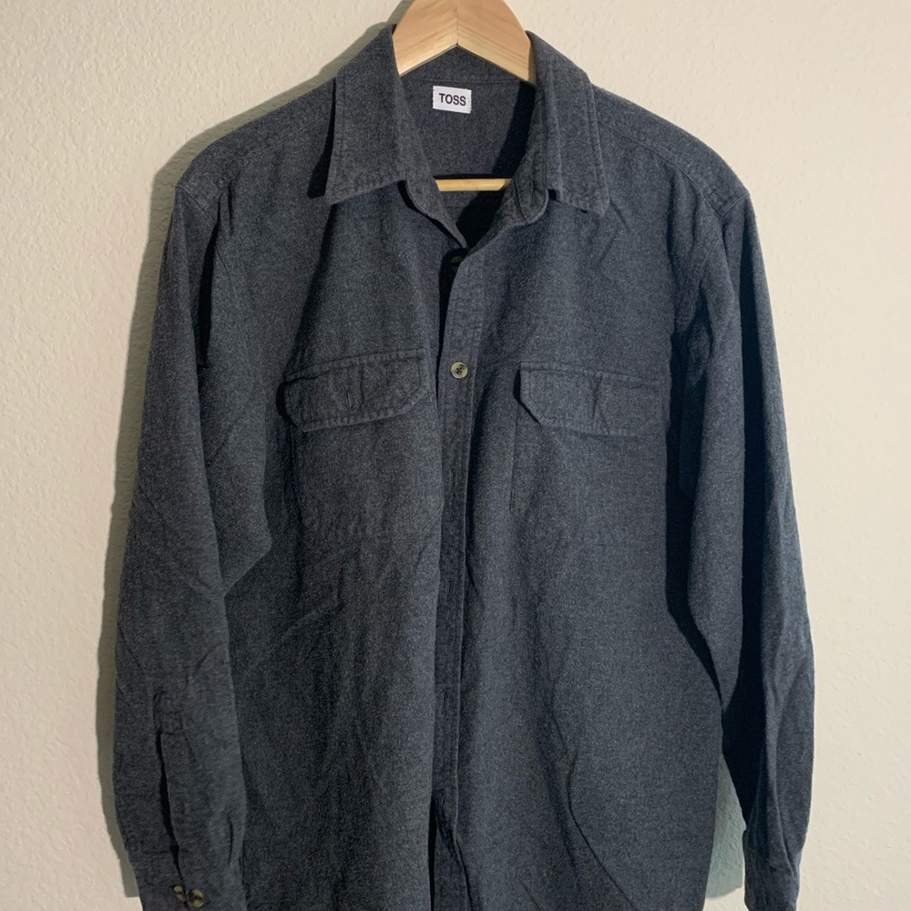 Recycled Button up long sleeve